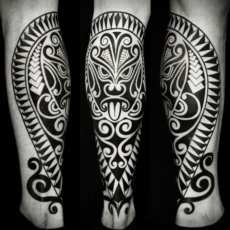 Полинезийский стиль в тату
