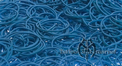 Бандажные резинки для штанги Bright Blue 12 Rubber Bands - Pkg. 1000