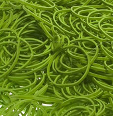 Bright Green 12 Rubber Bands - Pkg. 1000