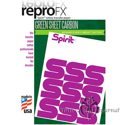 Sheet Carbon А4 зеленая для ручного перевода - 200шт