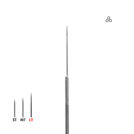 Иглы татуировочные 0.30mm long taper - 3RL