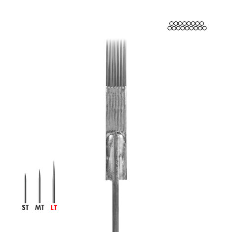 Иглы татуировочные 0.30mm long taper - 17 Magnum