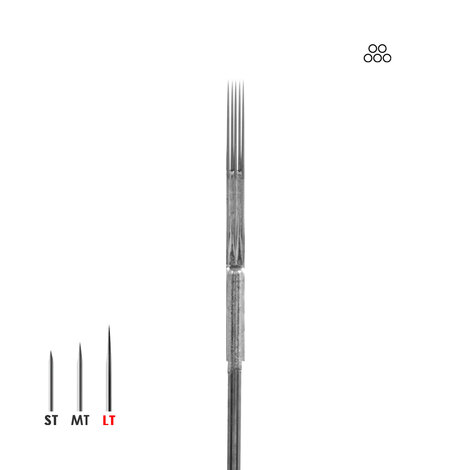 Иглы татуировочные 0.35mm long taper Textured 5MAG