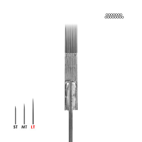 Иглы татуировочные 0.35mm long taper 15MAG