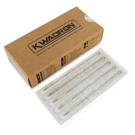 Иглы татуировочные 0.35mm long taper 9 Flat
