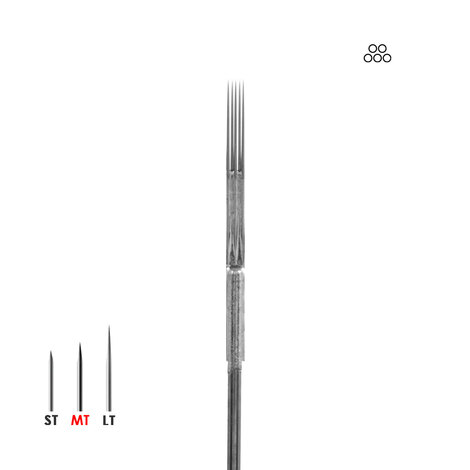 Иглы татуировочные 0.35mm medium taper 5MAG