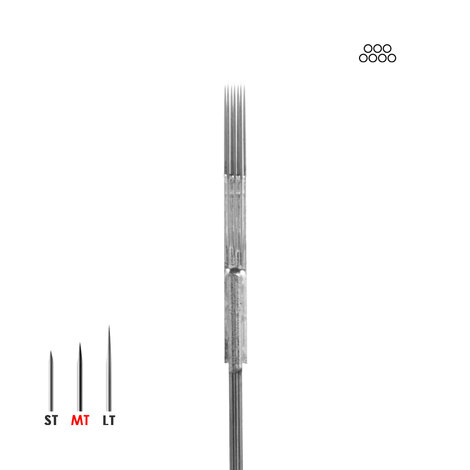 Иглы татуировочные 0.35mm medium taper 7MAG