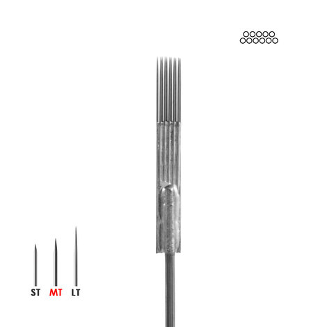 Иглы татуировочные 0.35mm medium taper 11MAG
