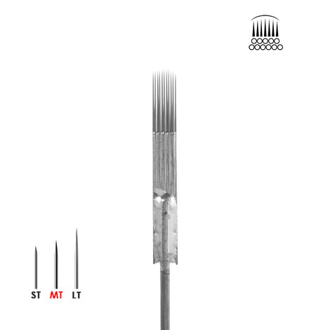 Иглы татуировочные 0.35mm medium taper 11RM