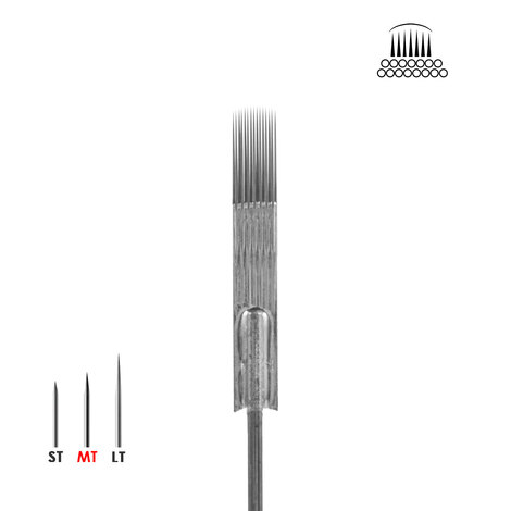 Иглы татуировочные 0.35mm medium taper 15RM