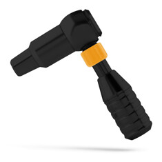 Тату машинка CHEYENNE HAWK THUNDER DRIVE BLACK + 25мм ДЕРЖАТЕЛЬ