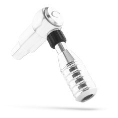 Тату машинка CHEYENNE HAWK THUNDER SILVER + 25ММ ДЕРЖАТЕЛЬ