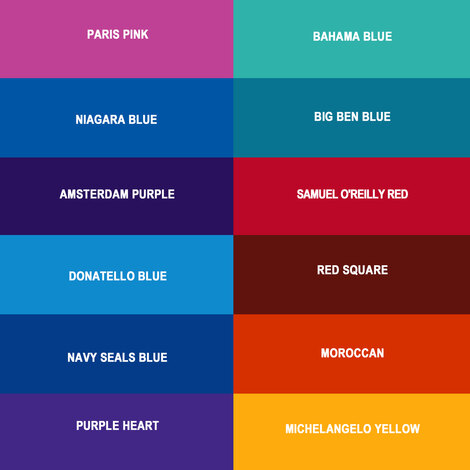 Краска World Famous Tattoo Ink 12 Color Primary Set #2