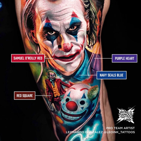 Краска World Famous Tattoo Ink 12 Color Primary Set #2
