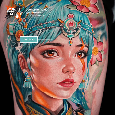 Краска World Famous Tattoo Ink 12 Color Pastel Set