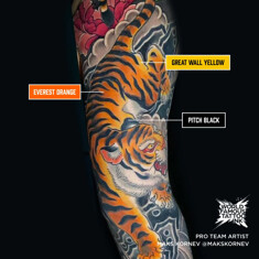 Краска World Famous Tattoo Ink 12 Color Primary Set #1