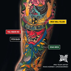 Краска World Famous Tattoo Ink 12 Color Primary Set #1