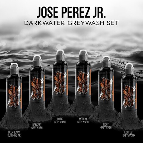 Краска World Famous Tattoo Ink Jose Perez Jr 6 Bottle Shading Set