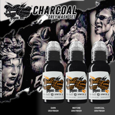 Краска для тату Charcoal Greywash Set (3 пигмента)