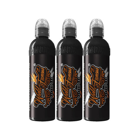 Краска World Famous Tattoo Ink Charcoal Greywash Set (3 пигмента)