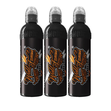 Краска World Famous Tattoo Ink Charcoal Greywash Set (3 пигмента)