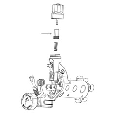 Запчасть для тату-машин DragonFly/Stingray No. 18 - Adjustment Screw