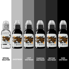 Краска World Famous Tattoo Ink Ghost Greywash