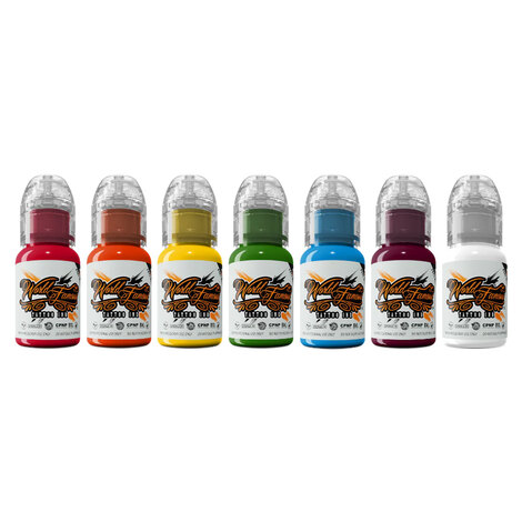Краска World Famous Tattoo Ink Simple Set (7 пигментов)