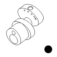 Запчасть для тату-машин DragonFly/Stingray No. 80 - Cam 3.5mm stroke Standard (Black)