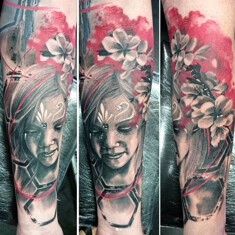 Краска World Famous Tattoo Ink Maks Kornev's Pink Skintone Set (4 пигмента)