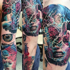 Краска World Famous Tattoo Ink Maks Kornev's Zombie Color Set (6 пигментов)