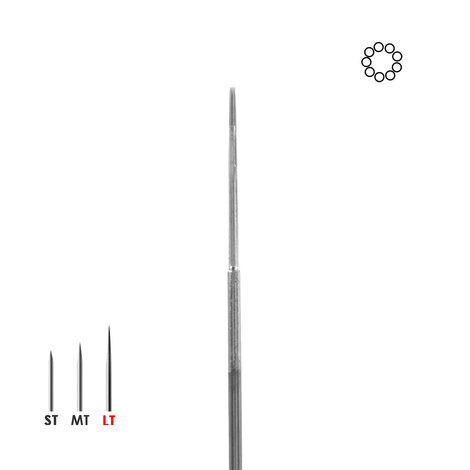 Иглы татуировочные 0.35MM long taper 10ERLLT