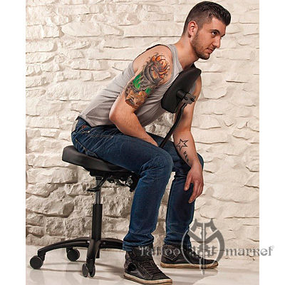 Мебель для тату салона Профессиональный стул - черный