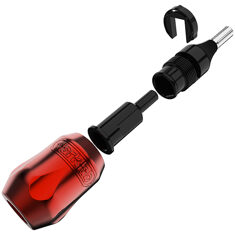 Держатель для картриджей Cheyenne, T-tech Click Ergo Adjustable Cartridge Grip 32mm - Ruby