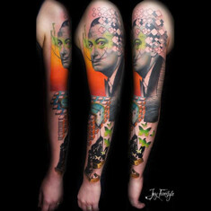 Краска World Famous Tattoo Ink Jay Freestyle Watercolor Ink Set (12 пигментов)
