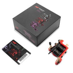 Индукционная тату-машинка Mustang MT Capitan Liner Aluminum Red Neon