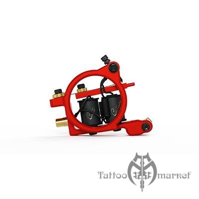 Тату машинка Mustang Tattoo MT Capitan Shader Aluminum Red Neon - купить в интернет-магазине TattooMarket