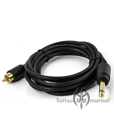 Клип-корд для машинки InkJecta RCA Cable in Black 2.5м