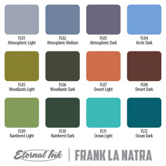 Краска Eternal Frank La Natra Atmospheric Landscapes 12 Colors Set