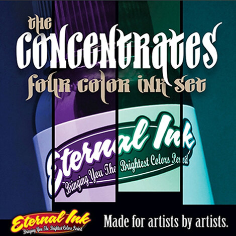 The Concentrates Four Colors Ink Set