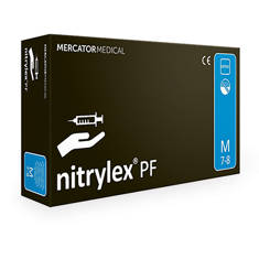 Перчатки Черные нитриловые Nitrylex PF