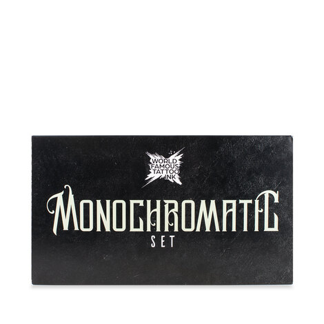 Краска World Famous Tattoo Ink Poch's Monochromatic Set (6 пигментов)