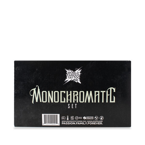 Краска World Famous Tattoo Ink Poch's Monochromatic Set (6 пигментов)