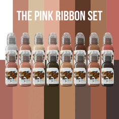 World Famous Tattoo Ink 12 Color Chris Rigoni Shapes and Shadows Set 1oz