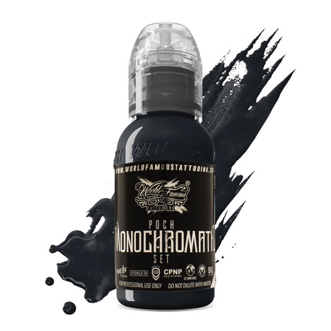 Краска World Famous Tattoo Ink Poch's Monochromatic - 2B