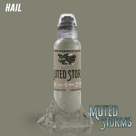 Краска World Famous Tattoo Ink Poch Muted Storms - Hail