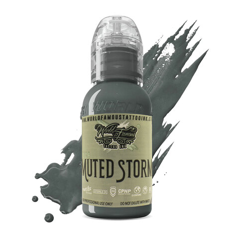 Краска World Famous Tattoo Ink Poch Muted Storms - Hail