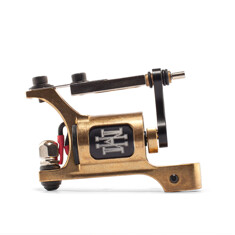 Тату машинка HM Tattoo Machines EVOLUTION ROTARY COLORPACKER SHADER BRASS CCORD