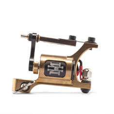 Тату машинка HM Tattoo Machines EVOLUTION ROTARY COLORPACKER SHADER BRASS CCORD