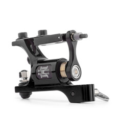 Тату машинка HM Tattoo Machines MINI EVOLUTION ROTARY FINE LINE BLACK CCORD